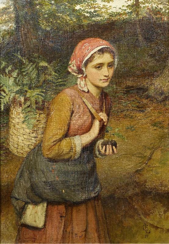 Charles M Russell The fern gatherer Germany oil painting art